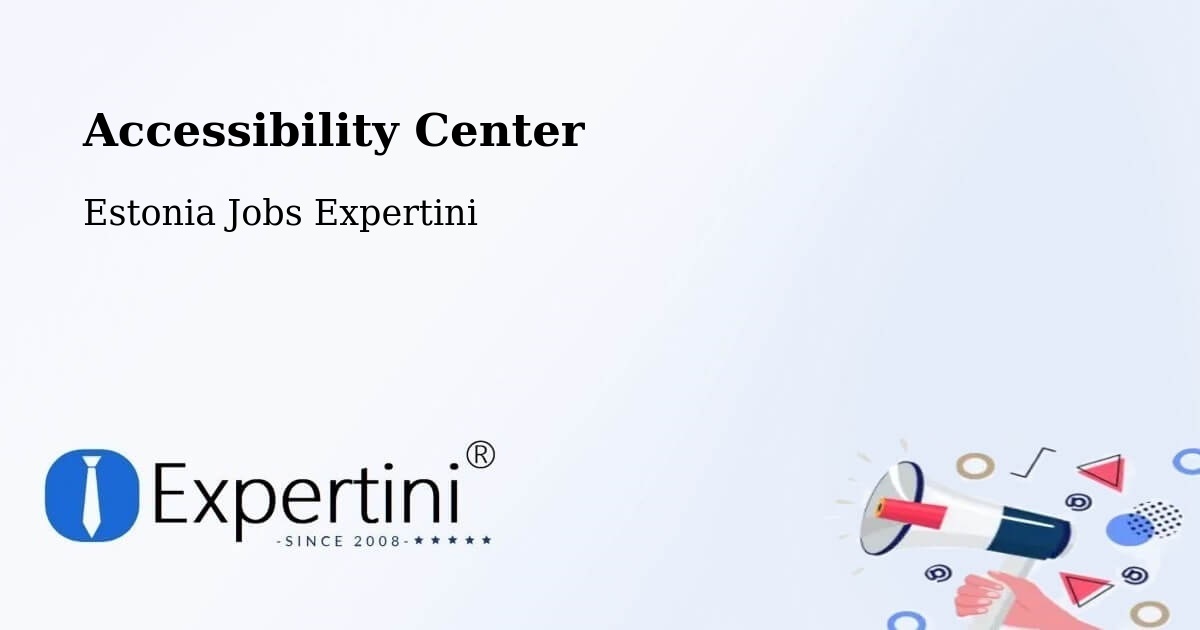 Accessibility Statement – Tallinn - Estonia Jobs Expertini